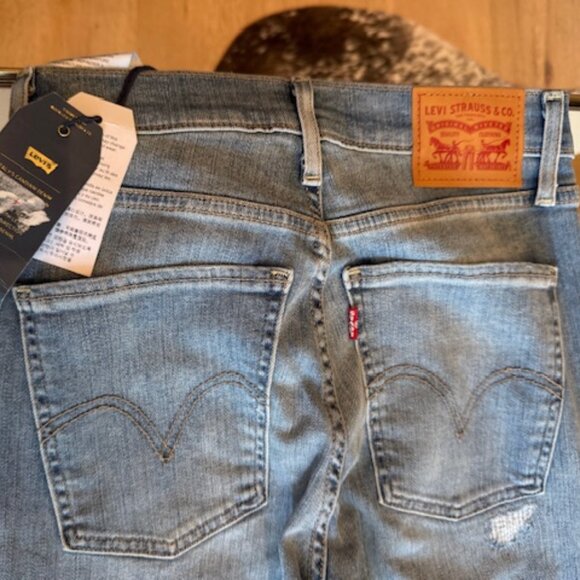NWT Levi's x Candiani Denim Mile High Super Skinny Jeans - Women's 27 x 30 - Picture 6 of 7